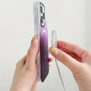 Per <span class=keywords><strong>iPhone</strong></span> <span class=keywords><strong>Apple</strong></span> 11 12 13 <span class=keywords><strong>14</strong></span> 15 Plus Pro Max gradiente magnetico custodia per cellulare di lusso - Product Image 4
