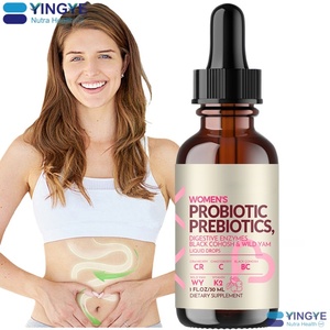 Bioflex OEM Label Probiotica Supplement voor Vrouwen, Prebiotische Druppels voor Volwassenen met <span class=keywords><strong>Lactobacillus</strong></span> <span class=keywords><strong>Acidophilus</strong></span> - Product Image 1