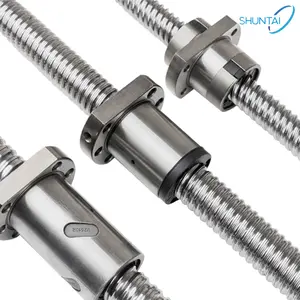 Yüksek kaliteli haddelenmiş hassas C3 C5 Mini bilya vidalar CNC makineleri için çapı 6mm 8mm 10mm 12mm özel ballscrew