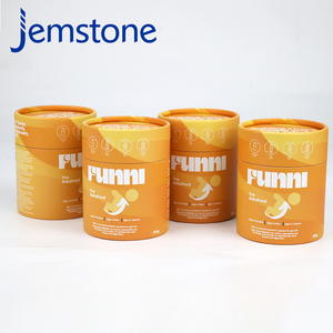 Caja de Embalaje de Cartón Kraft en Forma de Cilindro para Té Suelto, Reciclable, de Grado Alimenticio, con Diseño Personalizado, Envase de Tubo de Papel para Proteína en Polvo - Product Image 2