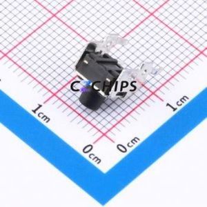 GT-TC101A-H070-L1 Tactile Switch Through hole,6x7.5mm Switch Single Pole Single Throw Round Button 1.6N Right Angle Insert - Product Image 2