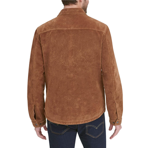 Camicetta da uomo in <span class=keywords><strong>ecopelle</strong></span> con colletto abbottonato - Product Image 3