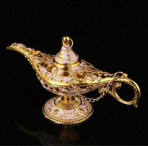 Aladdin đèn ma thuật Nga Hàng Mã đèn 1001 Đêm phước lành phòng khách Đông nam Á phong cách thủ công kim loại đồ nội thất trang trí - Product Image 4