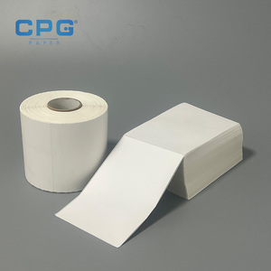 Étiquette d'expédition thermique personnalisée par le fabricant, 100x150mm, imperméable, adhésif puissant, pour entrepôt FBA, logistique, étiquette d'adresse empilable - Product Image 1