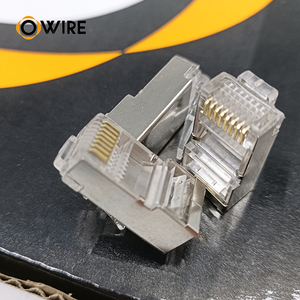 Fabrication UTP FTP 50U Plaqué Or UTP Lan <span class=keywords><strong>Rj45</strong></span> Connecteur <span class=keywords><strong>Cat</strong></span> <span class=keywords><strong>6</strong></span> - Product Image 6