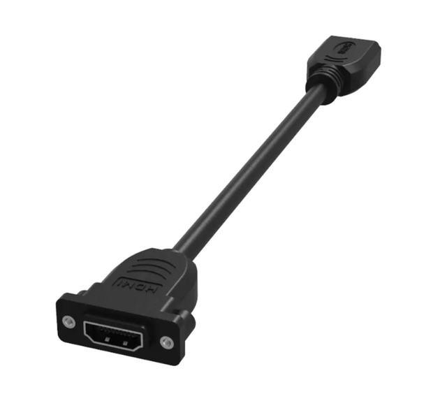 Global Universal High Speed Screw Panel Mount Female  Cables Kabel 1.4  Extension Video Audio Cable Computer Desktop