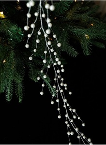 Rõ Ràng Kim Cương Đính Cườm Chi Nhánh Dây Chuỗi Acrylic Pha Lê Ngọc Trai Vòng Hoa Vòng Hoa Cho Đám Cưới Bên Hoặc Giáng Sinh Trang Trí - Product Image 6