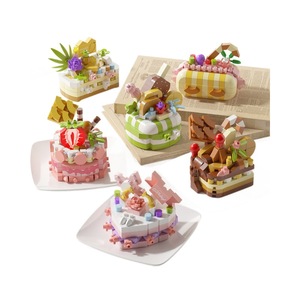 Caja Pequeña Compatible con 40 Piezas de Bloques de Construcción de Partículas, Tema de Animales y Naturaleza, Muñeca de Dibujos Animados, Juguetes Infantiles Ensamblados - Product Image 5