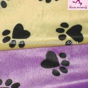 100 de punto de poliéster perro patrón de la impresión de tela <span class=keywords><strong>para</strong></span> bebé - Product Image 2