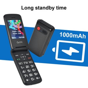 Téléphone portable à clapet 4G double SIM avec fonction SOS et prise en charge multilingue pour les personnes âgées - Product Image 3