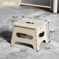 Pouf pliable multifonctionnel et peu encombrant, banc portable épaissi pour adultes, tabouret haut pour la maison et l'extérieur