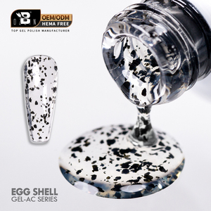 جل للأظافر من Bozlin, جل للأظافر بتصميم شفاف على شكل بيضة مضاد للأشعة فوق البنفسجية ، كل الأغراض مع جل ملون بملصق خاص ، جل صحي صحي للأظافر - Product Image 3