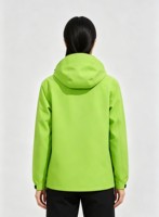 Vêtement de randonnée unisexe personnalisé à coque rigide, fermeture éclair, coutures scellées, imperméable, coupe-vent, respirant, manteau d'automne/d'hiver pour l'extérieur