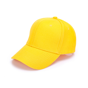 Casquette de baseball neutre jaune en coton, 6 panneaux, avec logo brodé personnalisé, formage automatique, haute qualité, vente en gros - Product Image 4
