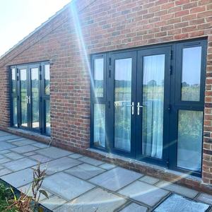 نووكسين فلوريدا مفصلات مقاومة للأعاصير مقاومة للصدمات باب قابل للتعديل من الألومنيوم باب مزدوج خارجي - Product Image 2