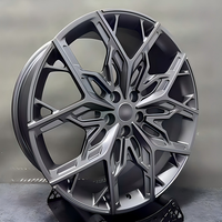 Jantes en alliage d'aluminium forgé JWYC Silver Deep Dish Black 17-24 pouces 5x114.3/120 neuves pour Lexus Subaru Toyota