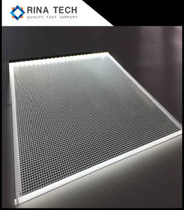 Rina Tech <b>UV</b> Resistant Carving lines Polycarbonate Direct-Lit PC <b>Light</b> Guide Plate Optical Assembly For Outdoor traffic <b>lights</b> - Product Image 3