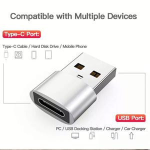 Adaptador Tipo C USB-C Hembra a USB 2.0 USB 2.0 A Macho OTG Compatible con Carga Rápida PD de 12 V y 3 A. - Product Image 4