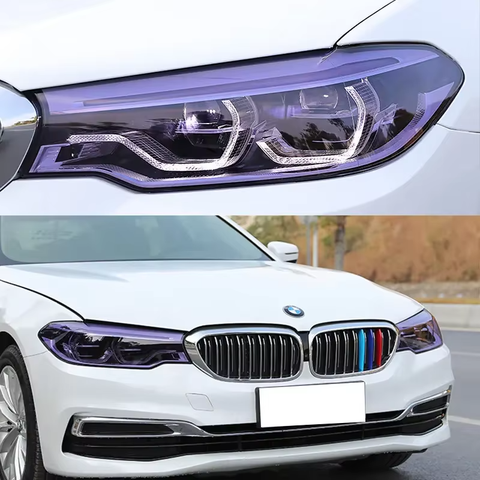 Hot Sale Sun Control Black Smoke Purple TPU Self-Healing Paint Protection Film for Car Body for Tail Lights and Headlights
