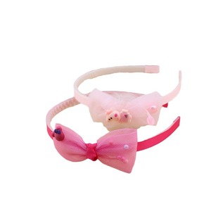 Serre-têtes en tissu de style coréen pour filles avec fleurs, accessoires pour cheveux d'enfants à usage quotidien, vente en gros, couleurs aléatoires - Product Image 5
