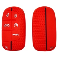 Coque de protection en silicone pour clé de voiture, texture nid d'abeille, 5 boutons, prix de gros usine