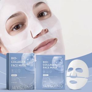 4PCS/CAJA New <span class=keywords><strong>Bio</strong></span> <span class=keywords><strong>True</strong></span> Deep Mask, durante la noche, Mascarilla de colágeno para el cuidado facial Mascarilla hidratante antienvejecimiento (5ml) - Product Image 2