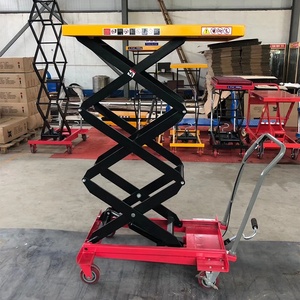 मैनुअल कैंची उठा मंच तालिका 500kg गाड़ी - Product Image 4