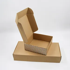 Venta al por mayor personalizado impreso único corrugado cajas de envío corrugado caja de envío paquete