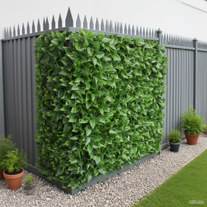 Paneles de setos artificiales para exteriores con protección UV, para jardín, <span class=keywords><strong>valla</strong></span>, patio, obra, material PE ecológico - Product Image 5