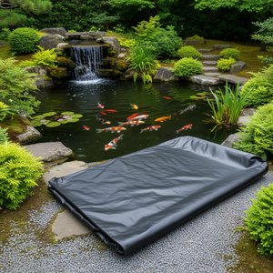 Bâche en EPDM pour bassin 20 x 25 pieds, épaisseur 45 mil, pour bassins à carpes koï, base de cascade, matériau d'étanchéité - Product Image 2