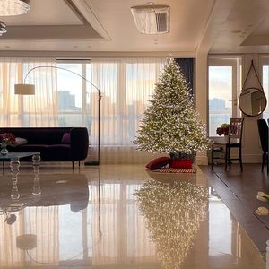 <span class=keywords><strong>Sapin</strong></span> de Noël artificiel haut de gamme et durable en abriquet |   <span class=keywords><strong>Sapin</strong></span> de Noël Artificiel Réaliste à Charnières pour une Décoration Intérieure Haut de Gamme - Product Image 5