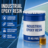 Revêtement anticorrosion en résine époxy industrielle pour réservoirs d'égouts, tours de désulfuration, sols d'usines en fibre de verre, application au rouleau brosse