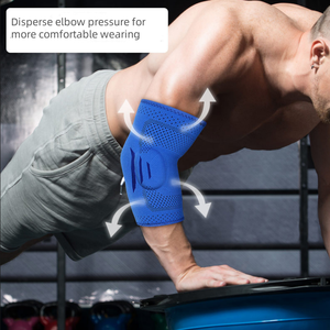 Manches de coude élastiques souples de haute qualité équipement de soutien chaud pour le basket-ball course à pied ski - Product Image 3