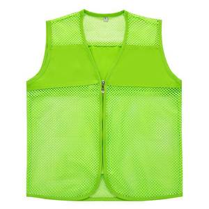 Mesh Vest Orange Work Uniform Men Outdoor Sports Vest Lightweight Breathable Safety Vest for Public Welfare Activities - Product Image 3