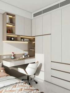 Meuble de chambre d'enfant de haute qualité, très vendu, avec bureau et armoire intégrés, armoire principale de la chambre à coucher avec un grand espace de rangement - Product Image 6