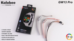 Reloj Inteligente GW13 PRO IP68 Resistente al Agua <span class=keywords><strong>para</strong></span> <span class=keywords><strong>Mujeres</strong></span> y Hombres, Monitorización de Salud, Pantalla TFT, Pulsera de Actividad, Llamadas, NFC, Superventas - Product Image 5
