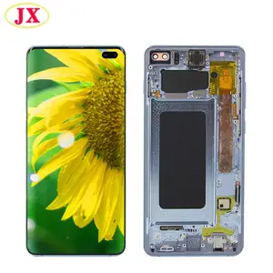 LCD Super AMOLED originale per Samsung Galaxy S10 G973 G973F LCD S10 Plus G975 G975F Display LCD Touch Screen Digitizer Assembly