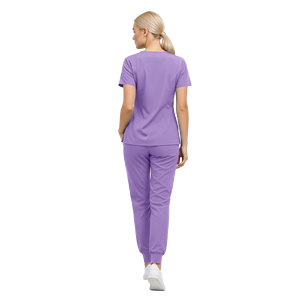 Tenues médicales personnalisées avec logo, tissu extensible, unisexe, entretien facile, anti-rides, pour médecins, infirmières, hôpitaux, ensembles de blouses médicales - Product Image 2