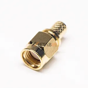 Conector recto coaxial macho SMA RG58 tipo conector hembra para aplicaciones RF