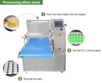 Machine commerciale de remplissage de petits gâteaux entièrement automatique, dépôt de biscuits, macarons, Machine de fabrication de gâteaux pour macarons