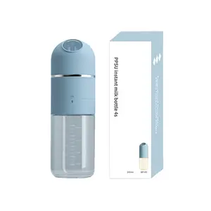 2023 Amazom hot selling New Design Baby Feeding Bottle With Powder Storage Portable Milk Bottle Baby Milk Bottle