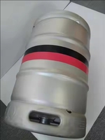 Baril de bière en acier inoxydable 304 de qualité alimentaire standard allemand KEG Din 50l Baril de bière d'occasion Fûts de bière 50L Baril pour le brassage de la bière pression