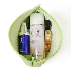 Sac à cosmétiques matelassé en coton style bohème chic avec coutures robustes, idéal pour les étudiants et les voyageurs - Product Image 4