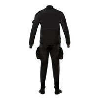 Drysuit Dewasa Unisex Desain Khusus, Bernapas dan Tahan Air, Terbuat dari Kain Oxford Nylon Tiga Lapis.