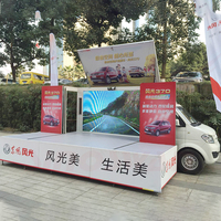 Camion de SINOSWAN ISUZU SR30 LED trois côtés LED comme LED énorme et levage pour le roadshow et la publicité avec le générateur
