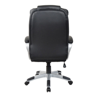 Chaise de Bureau de Direction Électrique Pivotante Classique Noire en PU, Économique et Inclinable