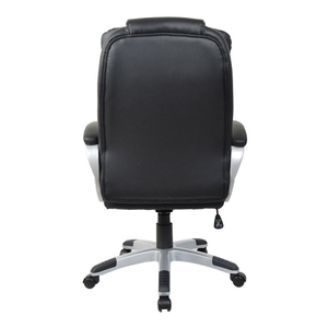 Silla de <span class=keywords><strong>Oficina</strong></span> Giratoria Económica <span class=keywords><strong>para</strong></span> Jefe Ejecutivo, Reclinable, Eléctrica, Clásica en PU Negro - Product Image 5