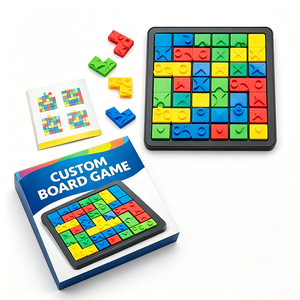 Professional Custom Board Game OEM Service Factory Durable Plastic Material Strategy Table Game Custom Logo for Kids Family - Product Image 4