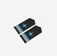Écussons tissés personnalisés en polyester pour uniformes de personnel de sécurité, de train et de vol, étiquettes de lavage pour vêtements