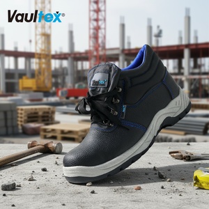 Bottes de sécurité Vaultex très vendues, avec embout en acier, anti-perforation, antidérapantes, Botas De Seguridad pour entrepôts industriels et chantiers - Product Image 1